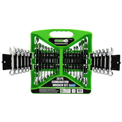 Grip on Tools 89364 Combo Wrench Set, 28-Pc.