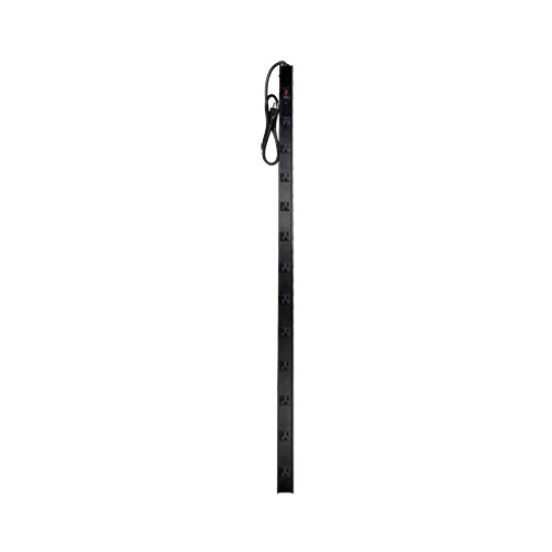 KAB ENTERPRISE CO LTD PS-122-4-R3 Power Stick, 12-Outlet, Metal