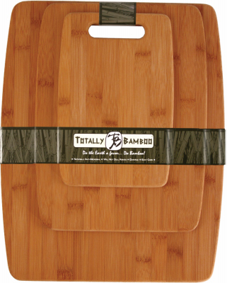 Totally Bamboo 20-7920 Cutting Board Set, Bamboo, 3-Pc.