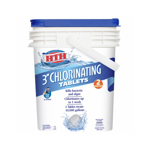 HTH 42050 Pool Chlorinating Tablets, 3-In., 35-Lbs.