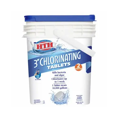 Pool Care Chlorine Tablets, 3 In., 35 Lbs.