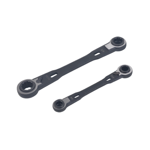 Dual Box Ratcheting Wrench Set, SAE, 2-Pc.