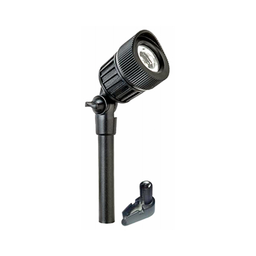 LED Micro Spot Light, Black Finish With Glass Lens, 180 Lumens, 5-Watt