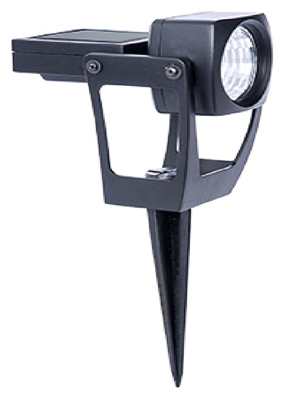 RIMPORTS LLC TV28574BK LED Solar Spot Light, 30 Lumens