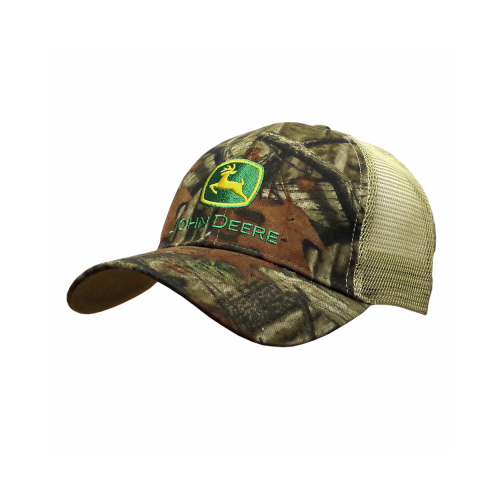 Mesh Cap, John Deere Logo, Mossy Oak, One Size