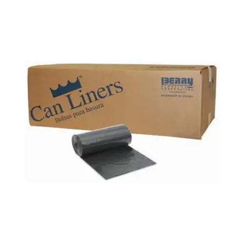 Trash Can Liners, Black, 40-45-Gal., 100-Ct.