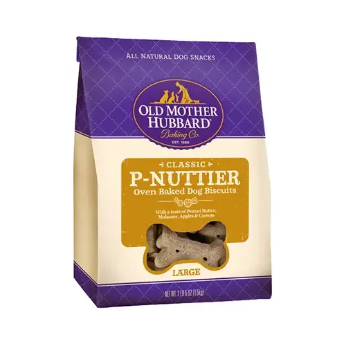 Dog Treats, P-Nuttier Biscuits, Large, 3.5-Lbs.