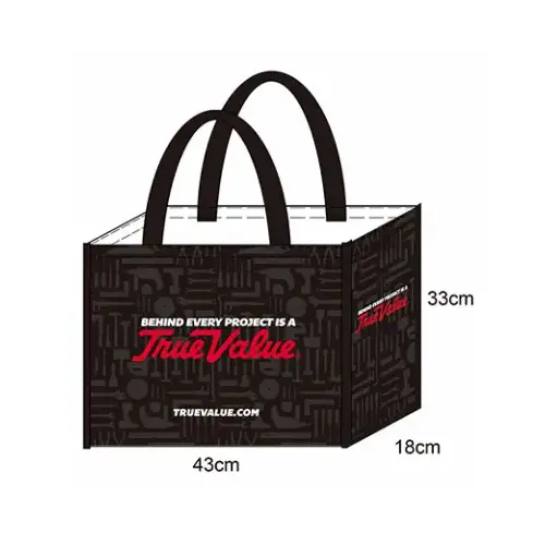 1 BAG AT A TIME-IMPORT 1101-40TV Laminated Reusable Shopping Bag