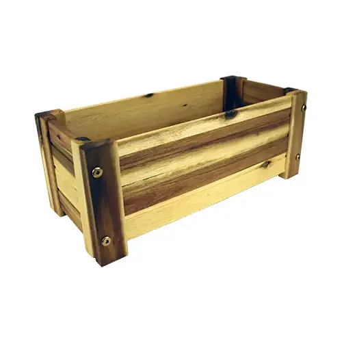 Avera Products AWP413160KD Rectangle Wood Planter, 16 x 7-In. Natural