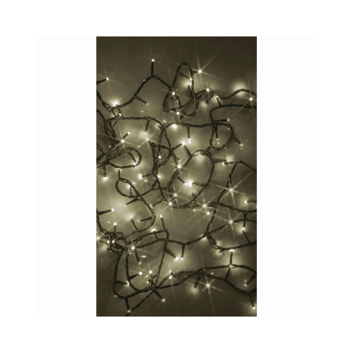 LED Compact String 100-Light Set, Micro, Twinkling Warm White