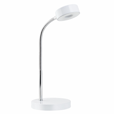 Globe Electric 12646 LED Desk Lamp, White, 5-Watt