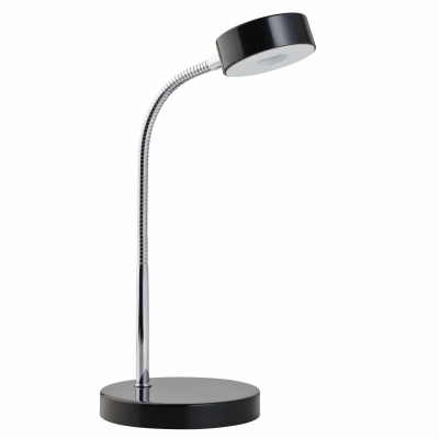 Globe Electric 12643 LED Desk Lamp, Black