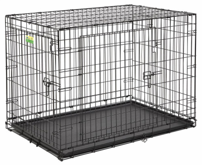 MIDWEST METAL PRODUCTS CO INC PE-842DD Dog Training Crate, 2 Doors, 42-In.