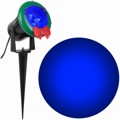 Gemmy 116103 Christmas LightShow Projection LED Spotlight, Icy Blue