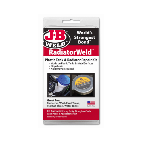 J-B Weld 2120 RadiatorWeld Plastic Tank/Radiator Repair Kit
