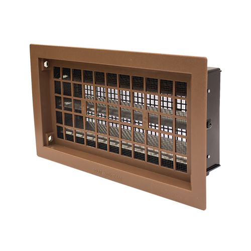 Automatic Foundation Vent, Brown, 50-In.