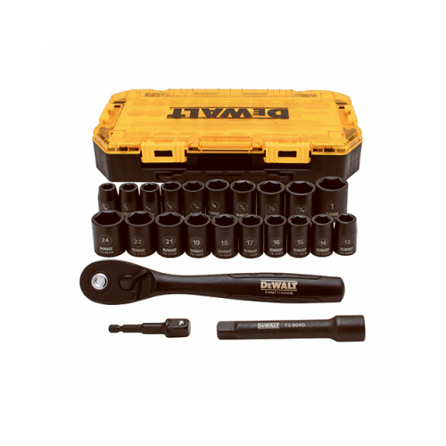 DEWALT DWMT74739 Socket Set CR 440 Steel Black Oxide Specifications 1 2 in Drive Size Buy Now