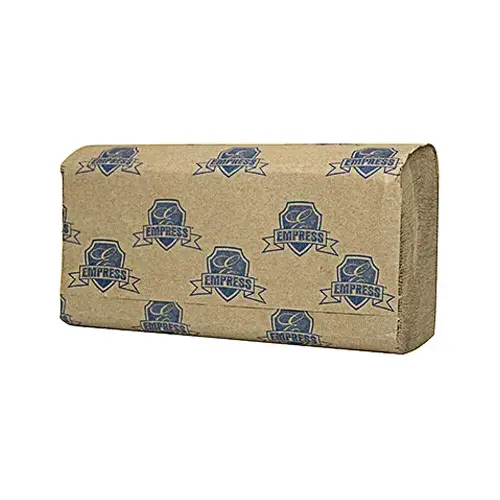 Empress HT 400021 Multifold Towel, Natural, 250-Ct - pack of 16