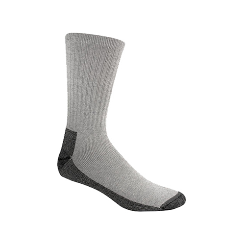 WIGWAM MILLS INC S1221-072-XL Work Socks, Grey, Men's XL  pack of 3