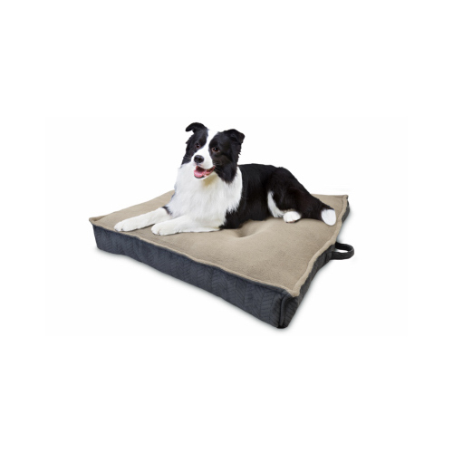 Jumbo Extra-Dense Pet Bed, Square, 36-In. Assorted Colors