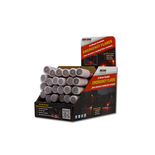 ORION SAFETY PRODUCTS 4715 Emergency Flares, 15-min.