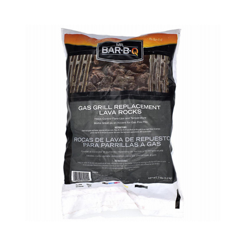 Mr Bar-B-Q 05002 Natural Lava Rocks, 7-Lbs.