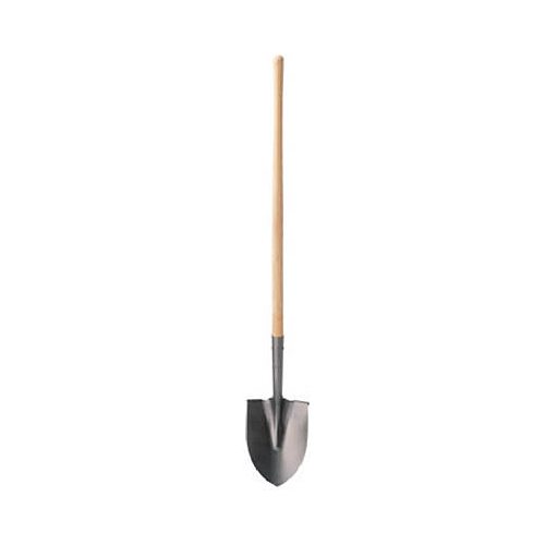 Long-Handle Round-Point Shovel