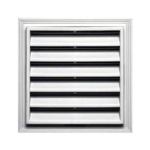 BORAL BUILDING PRODUCTS 120051212123 Square Gable Vent, White, 12 x 12-In.