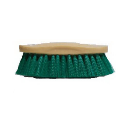 Grooming Finishing Brush, Soft Synthetic Bristle, Teal, 2 x 8-1/2 x 2-3/8-In.