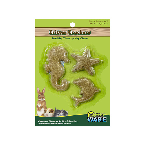Critter Crackers, Ocean, Small Animals, 3-pc.