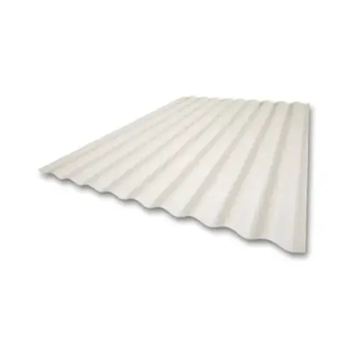 26-In. x 10-Ft. Super 600 Heavy-Duty Clear Fiberglass Panel