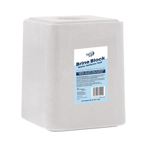 Water Softener Salt Block,50-LB.