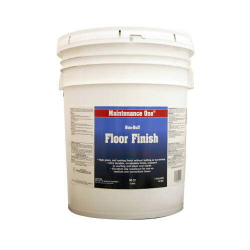 Floor Finish, Non-Buffable, 5-Gallons