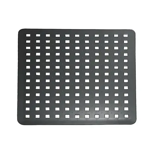 Euro Kitchen Sink Grid, Black PVC, 12.5 x 11-In.