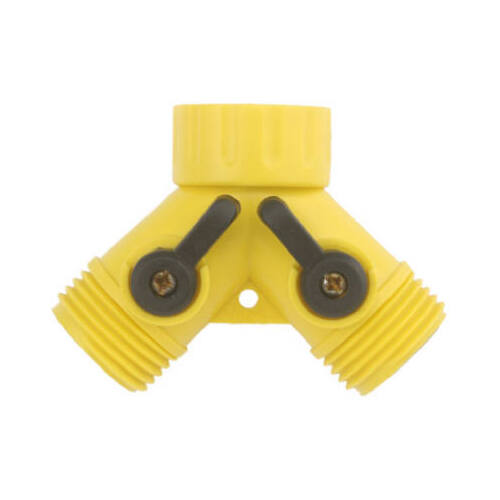 Garden Hose 2-Way Y Connector, Poly