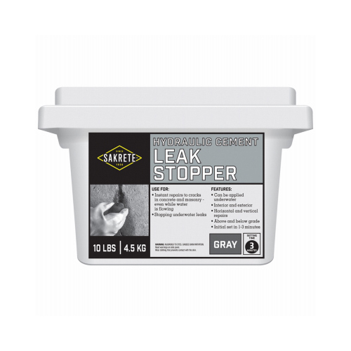 Leak Stopper Hydraulic Cement, 10-Lbs.