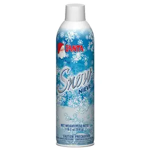 CHASE PRODUCTS CO 499-0505-XCP12 Spray Snow, White, 18-oz. - pack of 12
