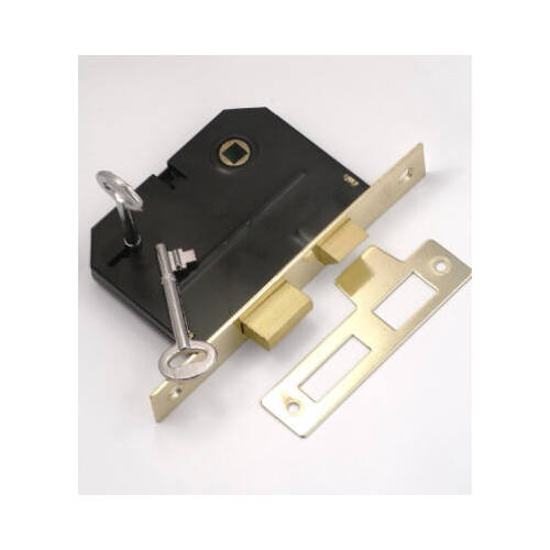 BELWITH PRODUCTS LLC 1155 Brass Bit Key Mortise Lock