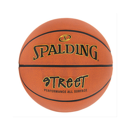 SPALDING SPORTS DIV RUSSELL 84424 Street Basketball, High-Performance Rubber, Full-Size