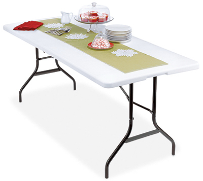 GSC TECHNOLOGIES INC 3072F Deluxe Banquet Table, Lightweight, 30 x 72-In.