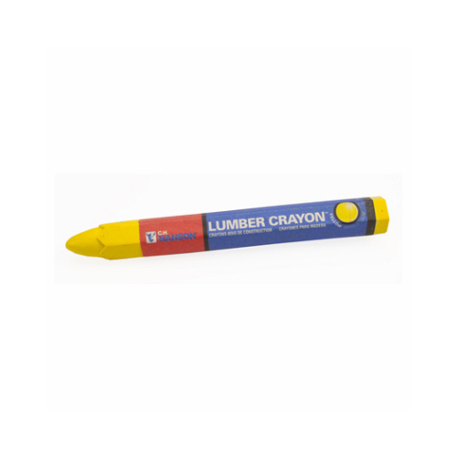 Marking Crayon, Yellow - pack of 12