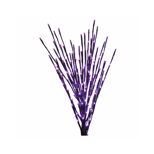 LED Branch Light, Black with Purple Lights, 140-Ct. 36-In.