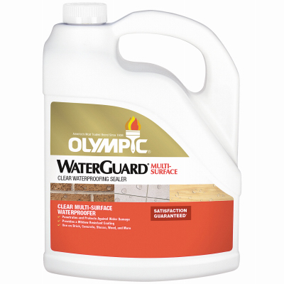 OLYMPIC/PPG ARCHITECTURAL FIN 55548XIA/01 Waterguard Clear Multi-Surface Waterproofer, 1-Gallon