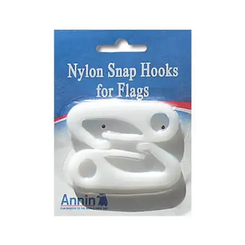 ANNIN FLAGMAKERS 802721 2-Pack Flag Nylon Snap Hook Pair