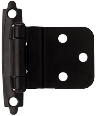 Liberty Hardware 98474 3/8-In. Black Inset Hinge