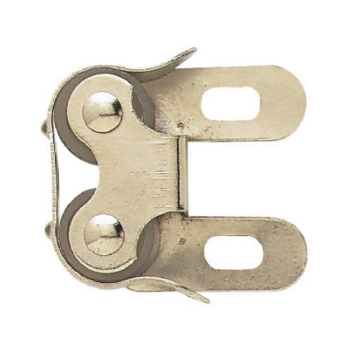 Liberty Hardware C07300V-NP-P2 Cabinet Catch, Double Roller "C" Clip, Nickel-Plated, 1-In.