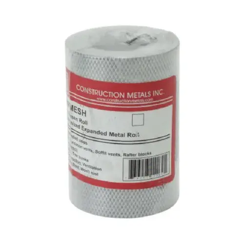 Construction Metals KM625 Kwik Mesh Multi-Use Screening, 6 In. x 25 Ft.