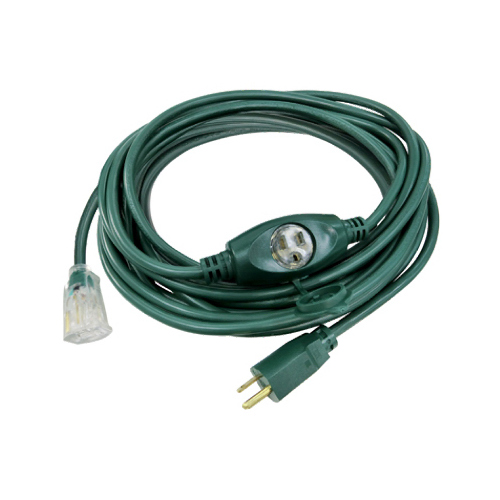 Master Electrician 09001ME 25-Ft. 14/3 SJTW Green Outdoor Extension Cord