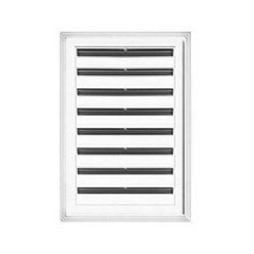 BORAL BUILDING PRODUCTS 120061218123 Rectangular Gable Vent, White, 12 x 18-In.