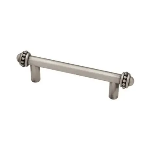 Satin Pewter Beaded Cabinet Pull, 3-In.